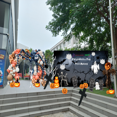 Trang trí HALLOWEEN trường học